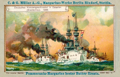 German Cruiser Squadron in the Far East (Jiaozhou), 1898